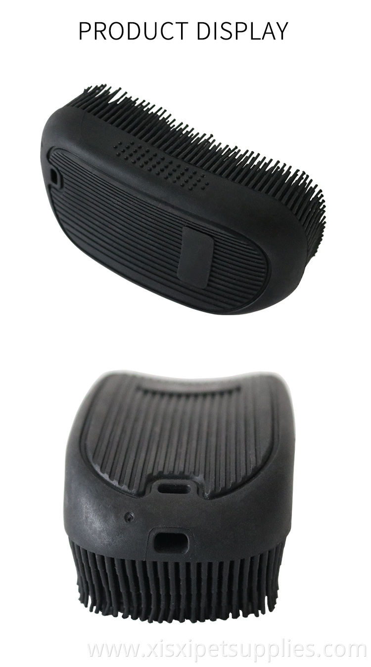 Factory Wholesale Portable TPR Pet Bathing Tool Massage Brush Cat Dog Bath Grooming